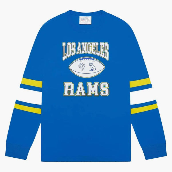 Ovo X NFL Los Angeles Rams Longsleeve t-shirt blu