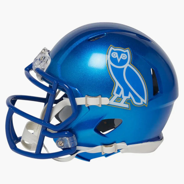 Ovo X NFL Los Angeles Rams Riddell Mini Helmet Blue