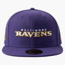 Ovo X Nfl New Era Baltimore Ravens 59fifty Cap Purple