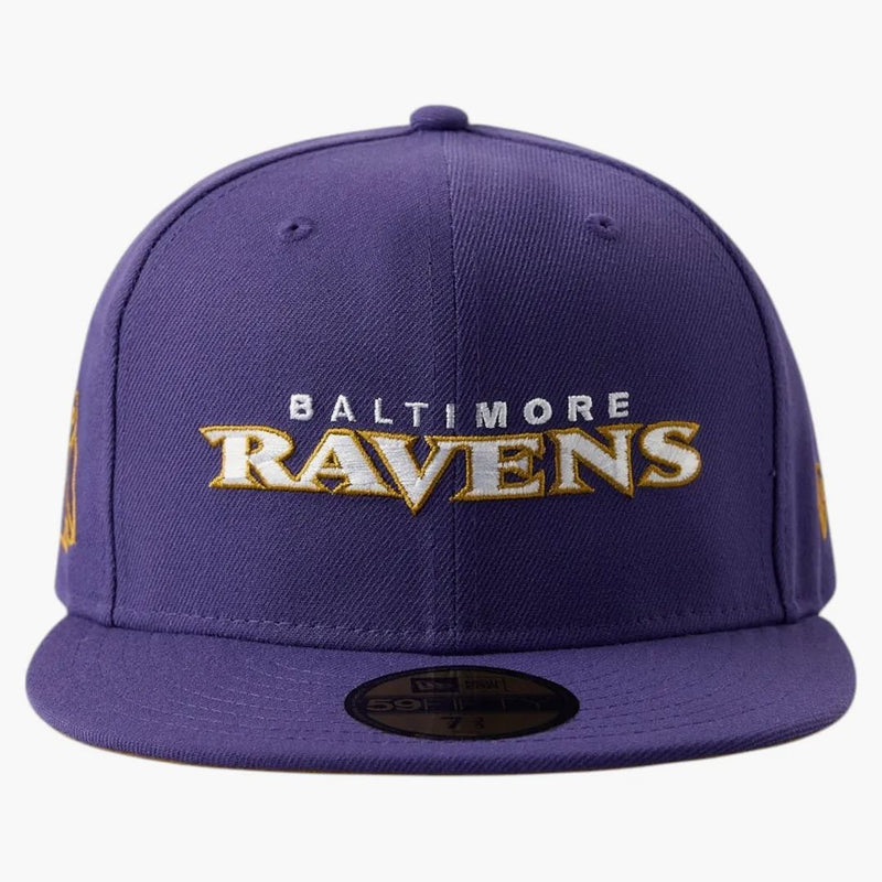 Ovo x nfl nová éra Baltimore Ravens 59fifty Cap Purple