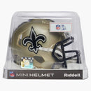 Ovo X NFL New Orleans Saints Riddell Mini Helmet Gold