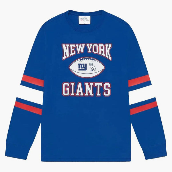 Ovo x nfl New York Giants Longsleeve T-Shirt Blue