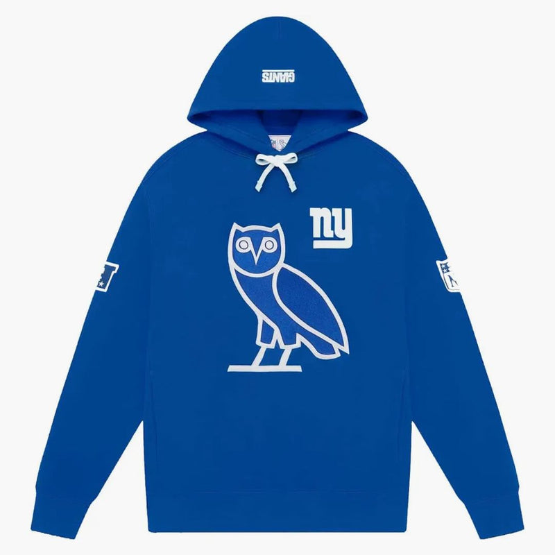 Ovo x nfl New York Giants Og Owl Hoodie Blue