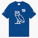 Ovo X Nfl New York Giants Og Owl T-shirt Blue