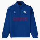Ovo X NFL New York Giants Polartec Mock Neck Quarter-Zip Fleece Blue