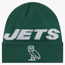 Ovo X NFL New York Jets New Era Beanie Green