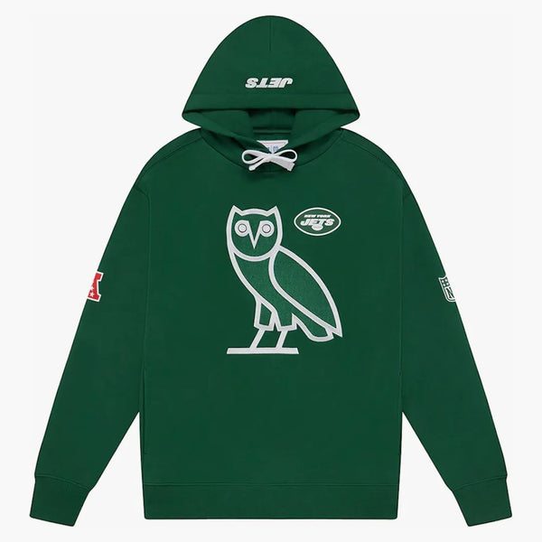 OVO X NFL New York Jets Og Hoodie Green