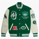 OVO X NFL New York Jets Varsity bunda zelená