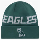 Ovo X Nfl Philadelpha Eagles New Era Beanie Green