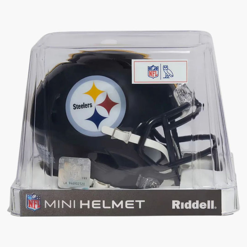 Ovo X NFL Pittsburgh Steelers Riddell Mini Celmetto nero