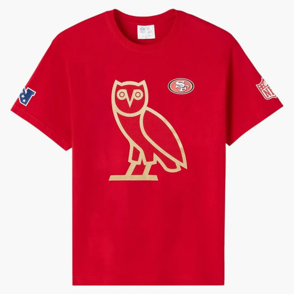 Ovo x nfl San Francisco 49ers Icon tričko červené