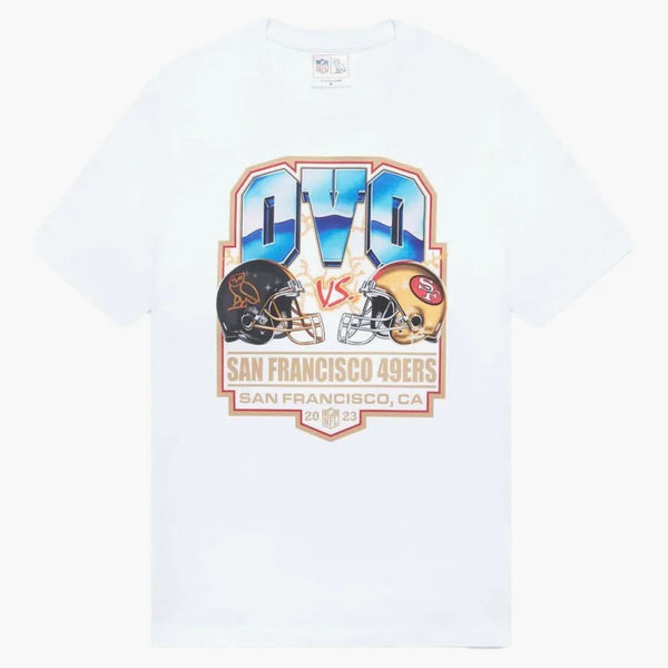 Ovo x nfl San Francisco 49ers Game Day Tričko bílé