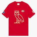 Ovo X Nfl San Francisco 49ers Og Owl T-shirt Red
