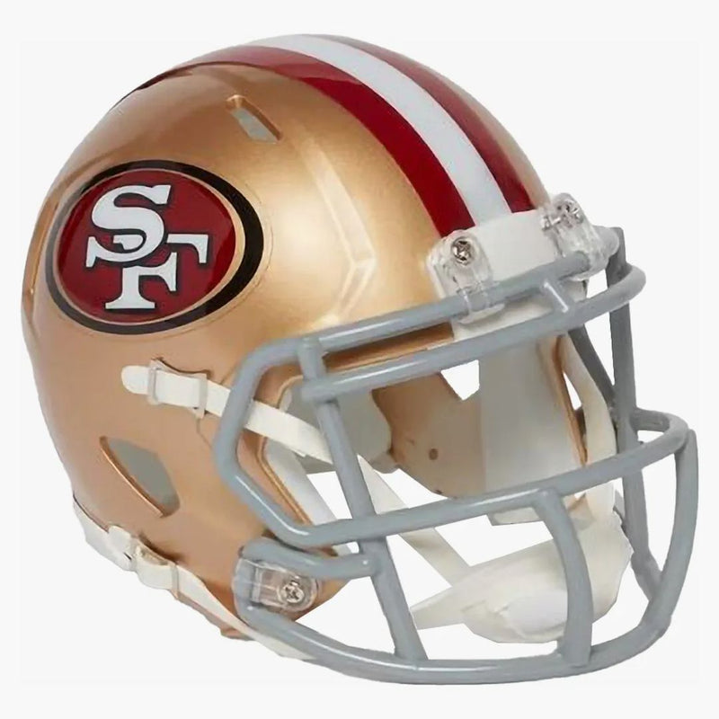 Ovo x nfl San Francisco 49ers Riddell Mini Helma Grey