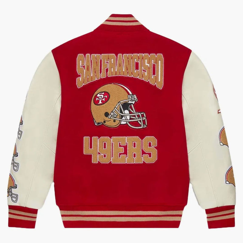 OVO X NFL San Francisco 49RS VARSITY GIACCHE