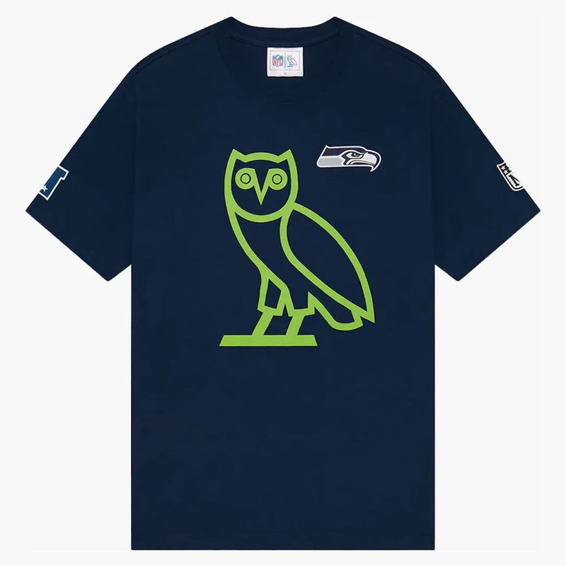 Ovo X NFL Seattle Seahawks Game Day T-shirt Blue