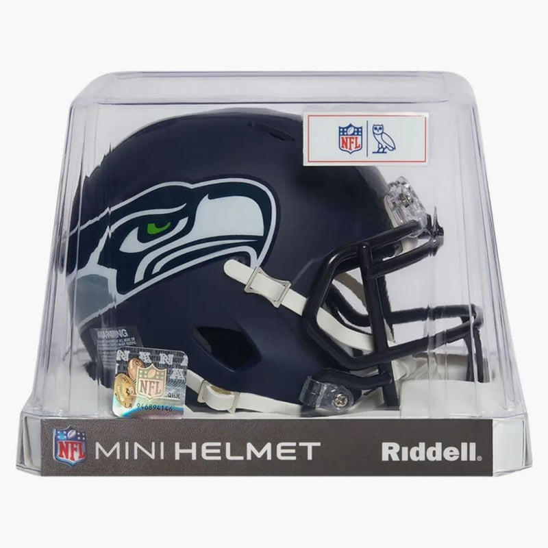 Ovo x nfl Seattle Seahawks Riddell Mini Helma Navy