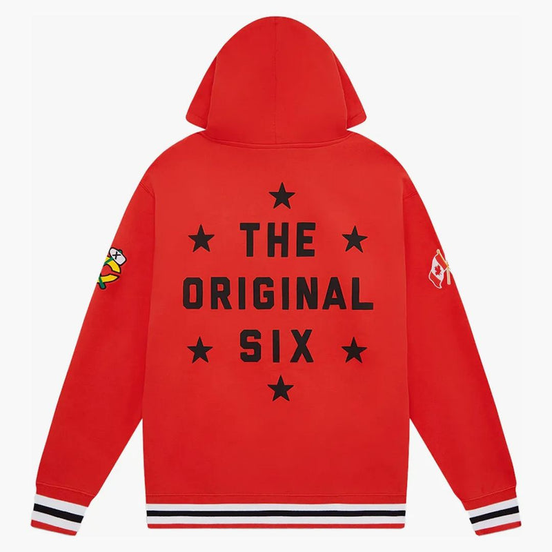 Ovo X NHL Blackhawks con cappuccio rosso