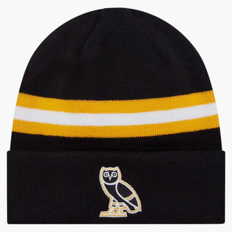Ovo x NHL Boston Bruins Beanie má černou