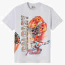 Ovo X Nhl Calgary Flames 90's Graphic T-shirt Ash Heather Grey