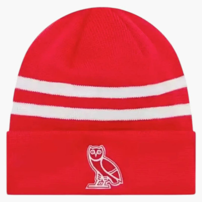 Ovo x NHL Detroit Red Wings Beanie má červenou