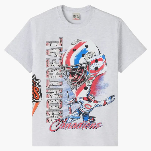 Ovo x NHL Montreal Canadiens 90 Grafické tričko Ash Heather Grey
