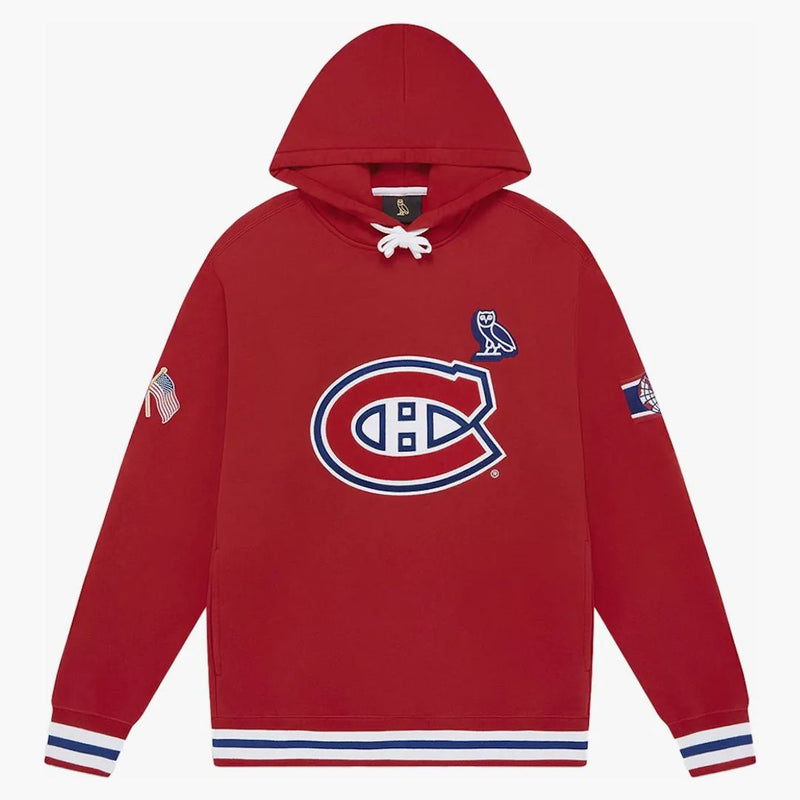 Ovo x NHL Montreal Canadiens Hoodie Red