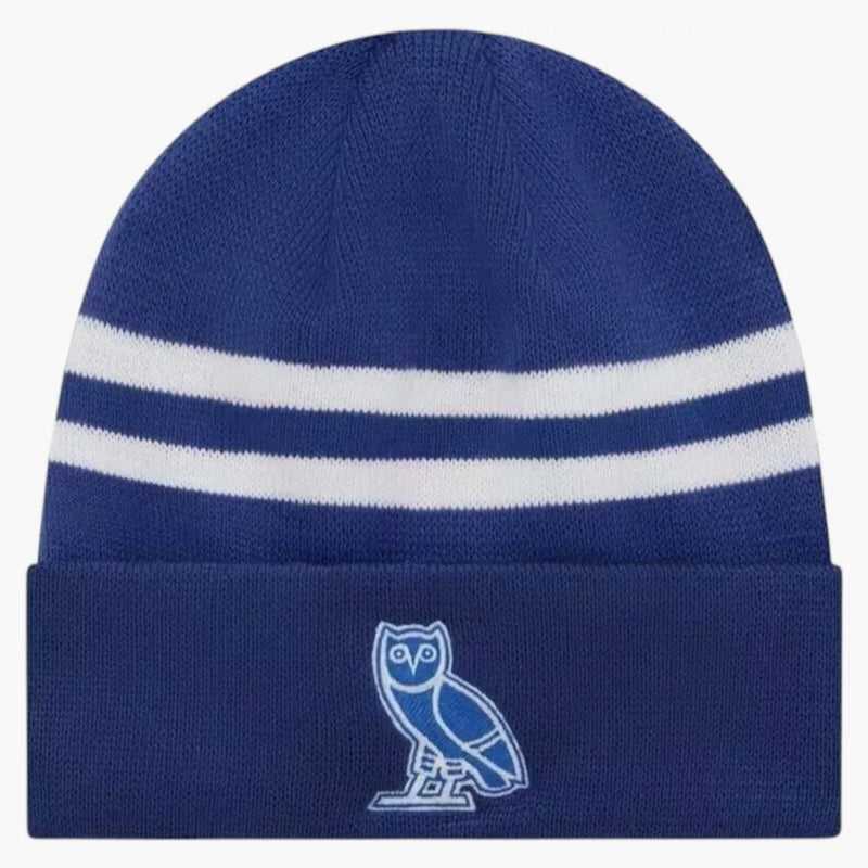 Ovo x nHl Toronto Maple Leafs Beanie má modrou