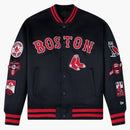 Ovo X New Era Mlb Boston Red Sox Varsity Jacket Navy
