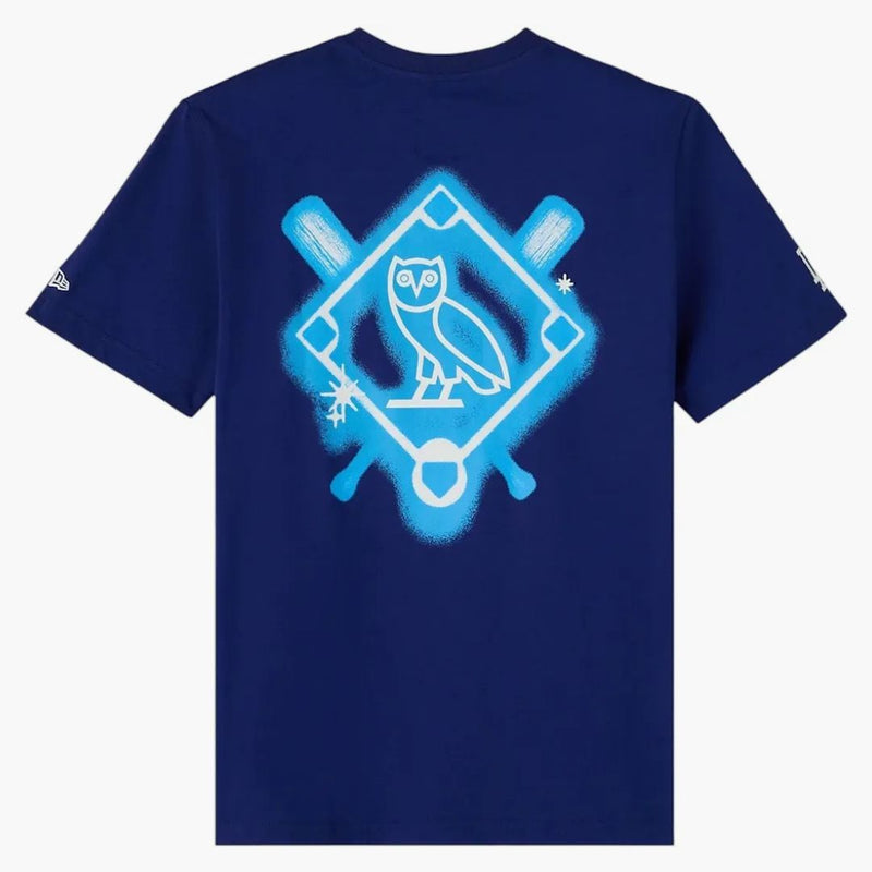 Ovo X New Era Mlb Los Angeles Dodgers T-shirt Blue