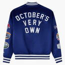 Ovo X New Era Mlb Los Angeles Dodgers Varsity Jacket Blue