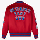 Ovo X New Era Mlb Montreal Expos Varsity Jacket Red
