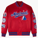 Ovo X New Era Mlb Montreal Expos Varsity Jacket Red
