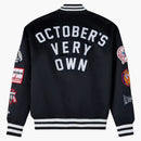 Ovo X New Era Mlb New York Yankees Varsity Jacket Navy