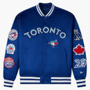 Ovo X New Era Mlb Toronto Blue Jays Varsity Jacket Blue