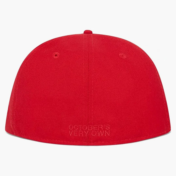 Ovo x nová éra ow owl 59fifty namontovaná červená