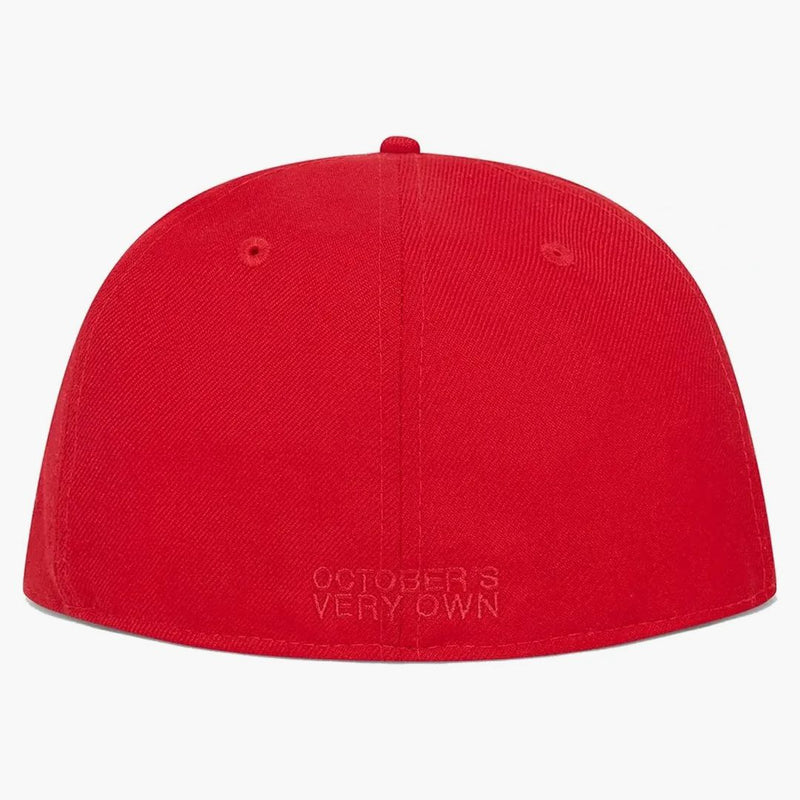 Ovo x nová éra ow owl 59fifty namontovaná červená