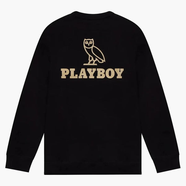 Ovo x Playboy Butterfly CrewNeck Black