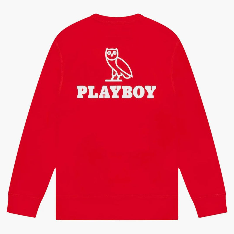 Ovo x Playboy Butterfly CrewNeck Red