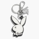 Ovo X Playboy Charm Keychain Silver