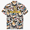 OVO X PLAYBOY CLUB Camisa de seda negra