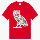 Ovo X Playboy Magazine T-shirt Red