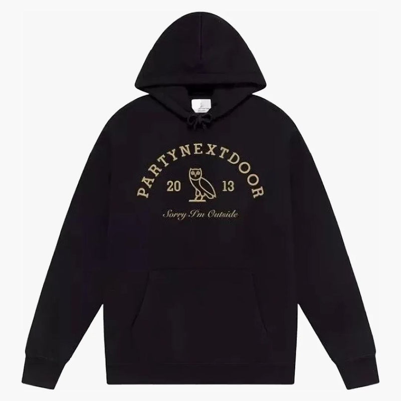 Ovo x PartyNextdoor Collegiate Toronto Exkluzivní mikina černá