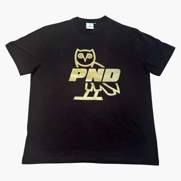 Ovo x párty vedle dveří pnd owl tričko černé