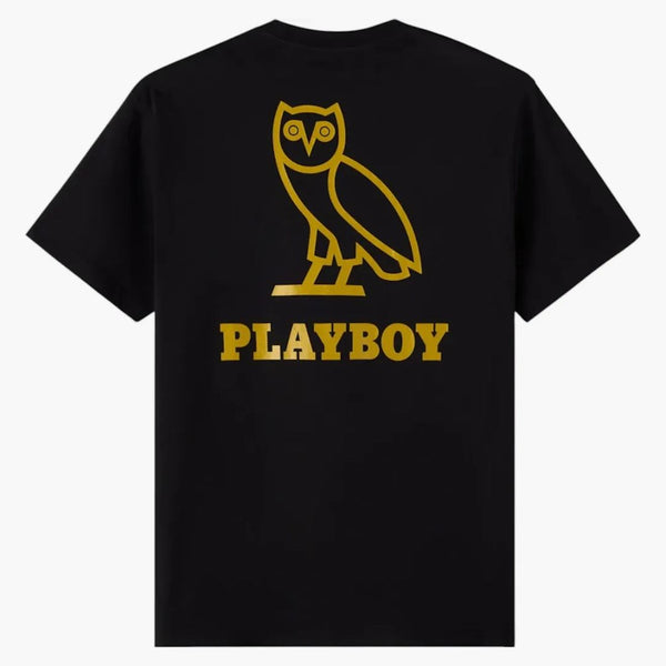 Ovo x playboy přívěskové tričko černé