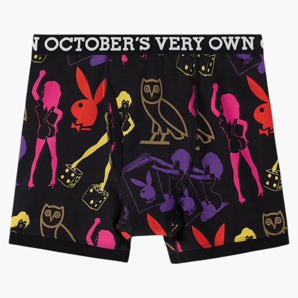 Ovo X Playboy Pin Up Boxers Black