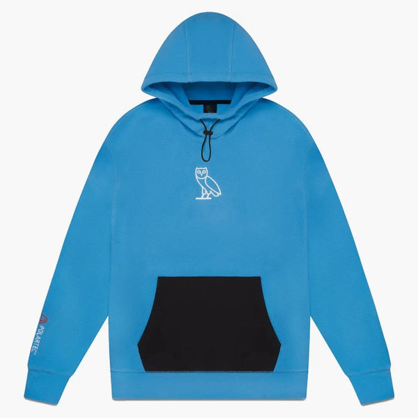 Ovo x Polartec Microfleece Hoodie Blue
