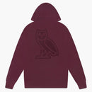 Ovo X Polartec Microfleece Hoodie Burgundy