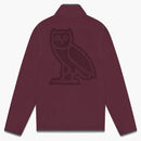 Ovo X Polartec Microfleece Snap Mock Neck Burgundy