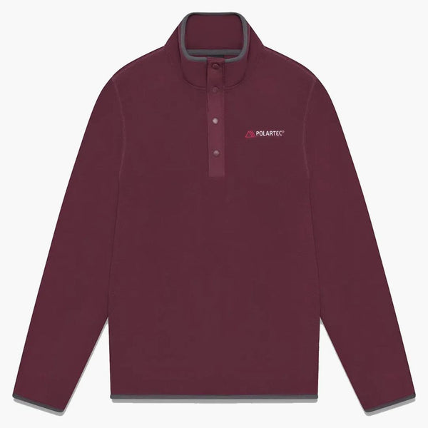 Ovo x polartec microfleece chybné krk burgundsko